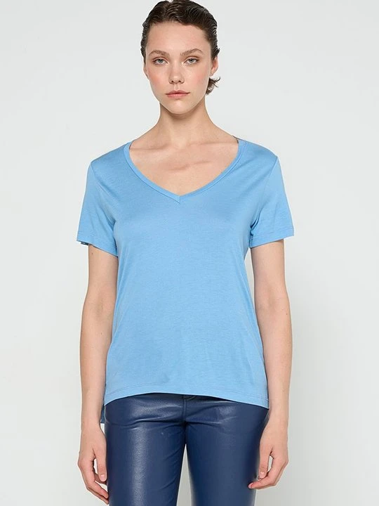 Zdjęcie produktu T-shirt basic Marc O'Polo niebieski