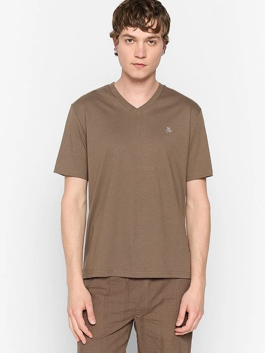Zdjęcie produktu T-shirt basic Marc O'Polo jasny brąz