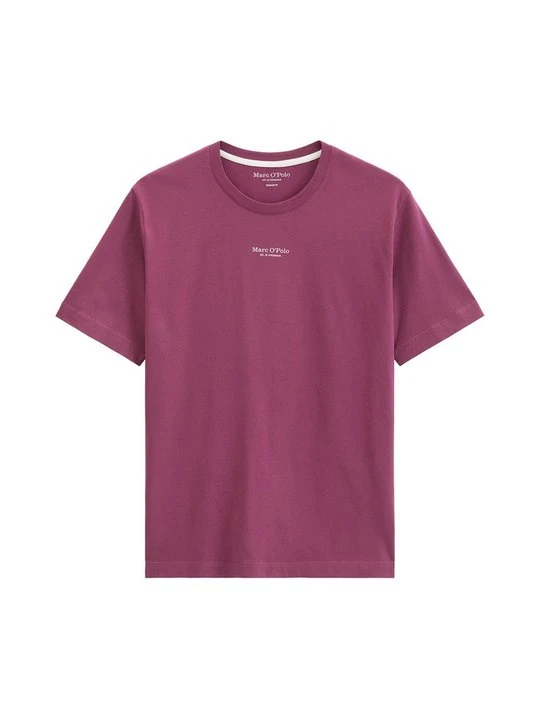 Zdjęcie produktu T-shirt basic Marc O'Polo ciemnoczerwony