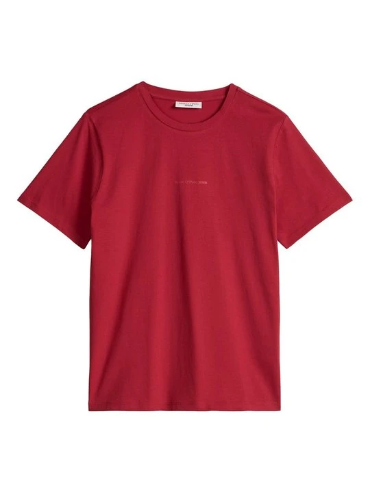 Zdjęcie produktu T-shirt basic Marc O'Polo czerwony