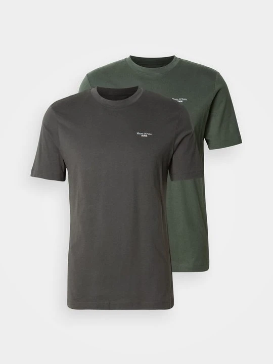 Zdjęcie produktu T-shirt basic Marc O'Polo ciemnozielony