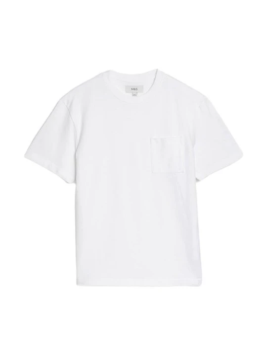 Zdjęcie produktu T-shirt basic Marks & Spencer biały