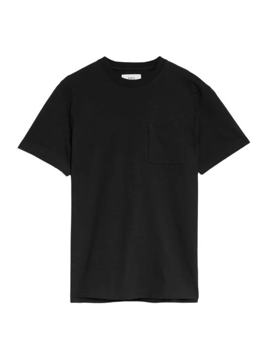 Zdjęcie produktu T-shirt basic Marks & Spencer czarny