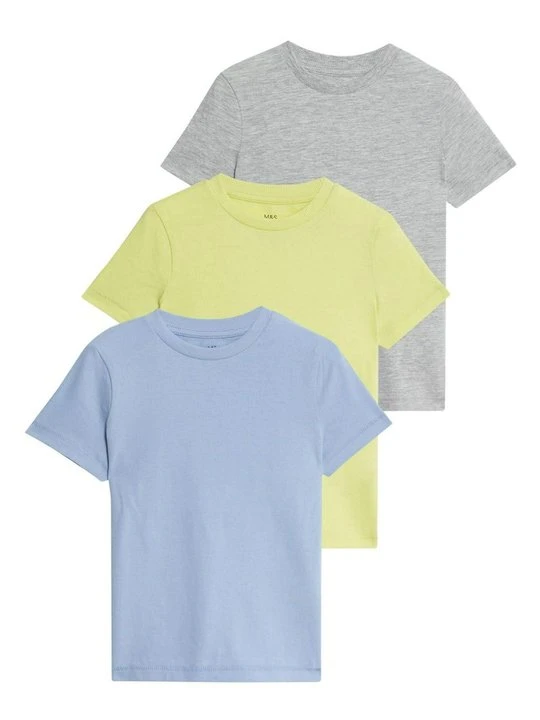 Zdjęcie produktu T-shirt basic Marks & Spencer żółty