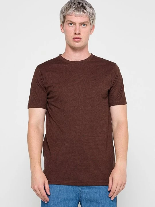 Zdjęcie produktu T-shirt basic Matinique brązowy