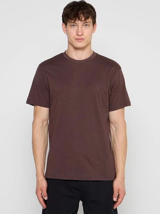 Zdjęcie produktu T-shirt basic Mexx ciemnobrązowy