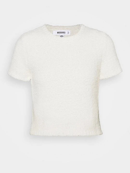 Zdjęcie produktu T-shirt basic Missguided mleczny