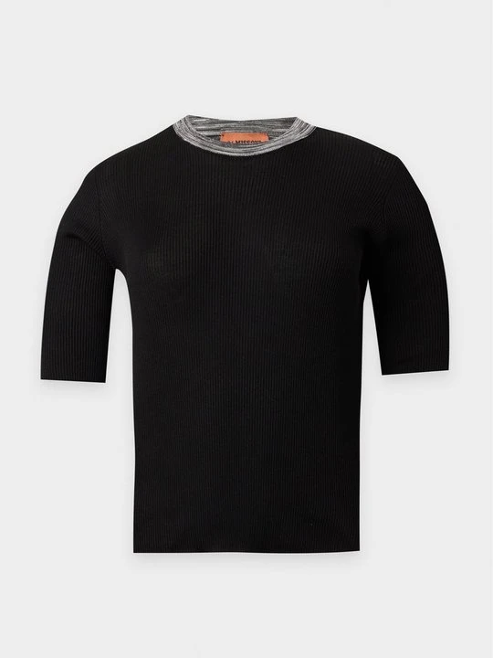 Zdjęcie produktu T-shirt basic Missoni czarny