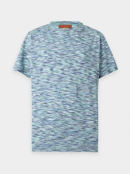 Zdjęcie produktu T-shirt basic Missoni niebieski
