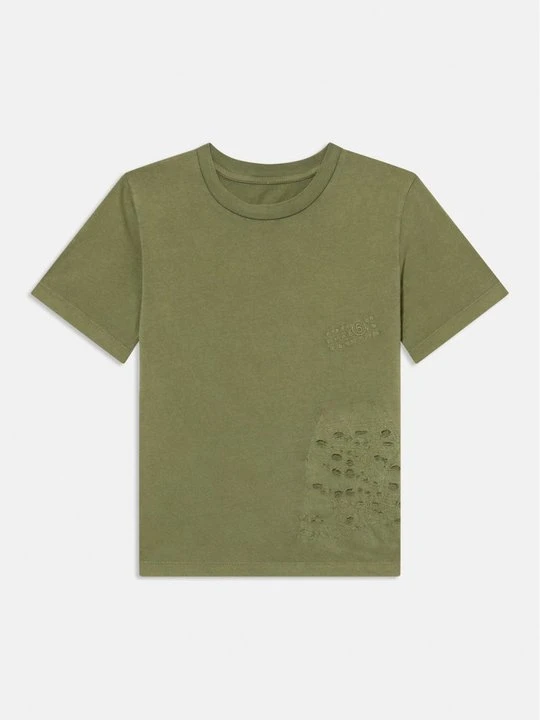 Zdjęcie produktu T-shirt basic MM6 Maison Margiela ciemnozielony