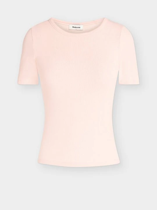 Zdjęcie produktu T-shirt basic Modström jasnoróżowy