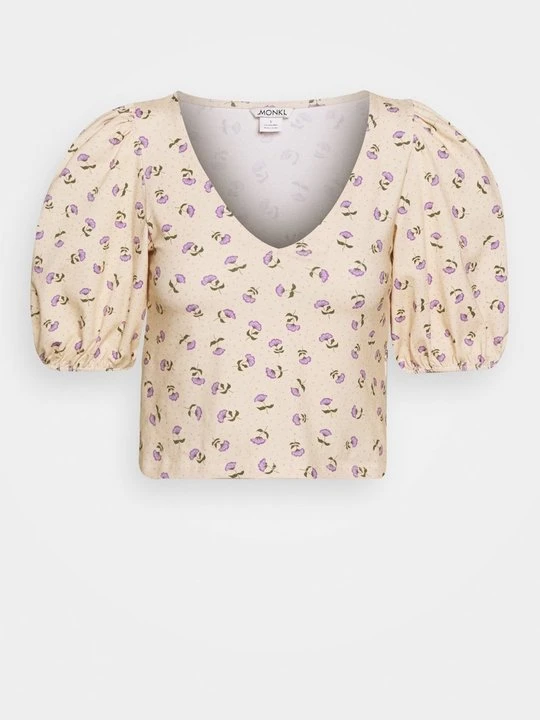 Zdjęcie produktu T-shirt basic Monki żółty