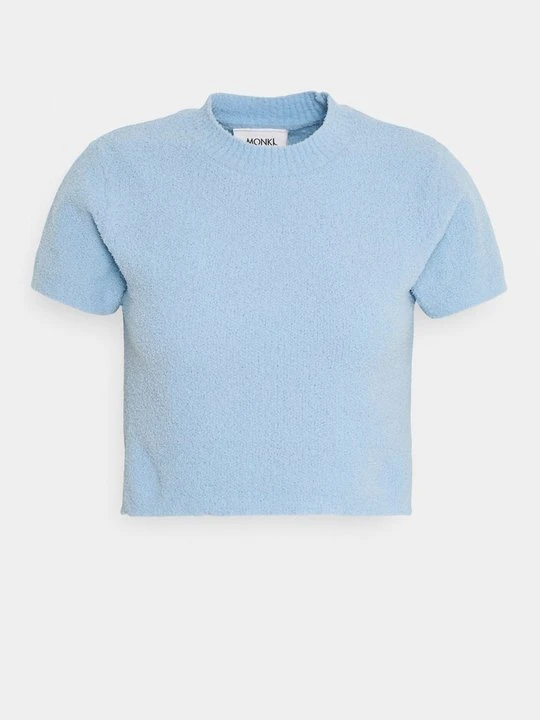 Zdjęcie produktu T-shirt basic Monki jasnoniebieski