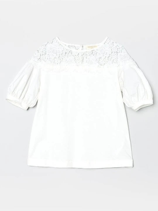 Zdjęcie produktu T-shirt basic Monnalisa beżowy
