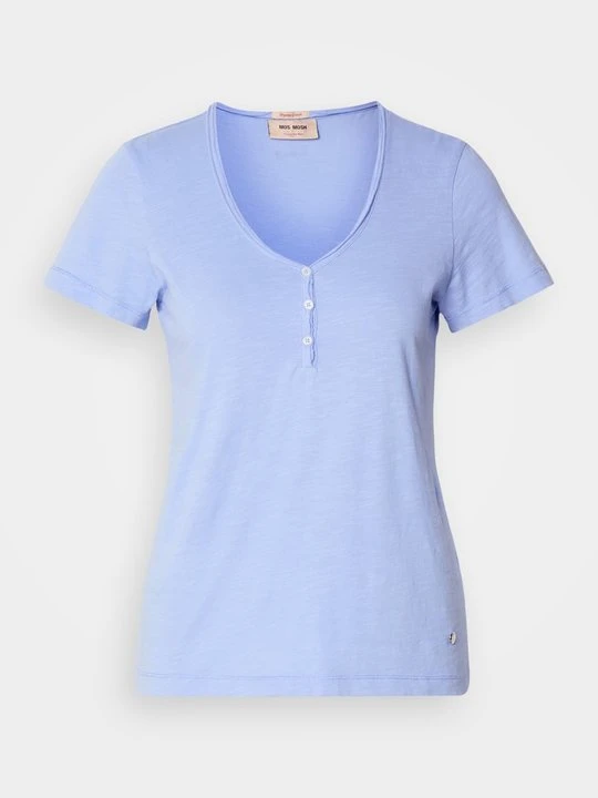 Zdjęcie produktu T-shirt basic MOS MOSH jasnoniebieski