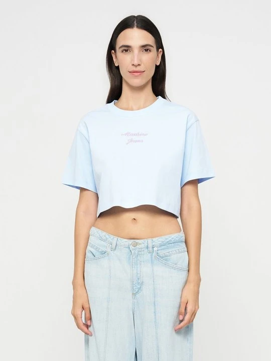 Zdjęcie produktu T-shirt basic MOSCHINO niebieski