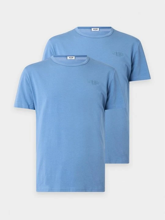 Zdjęcie produktu T-shirt basic MOSCHINO niebieski