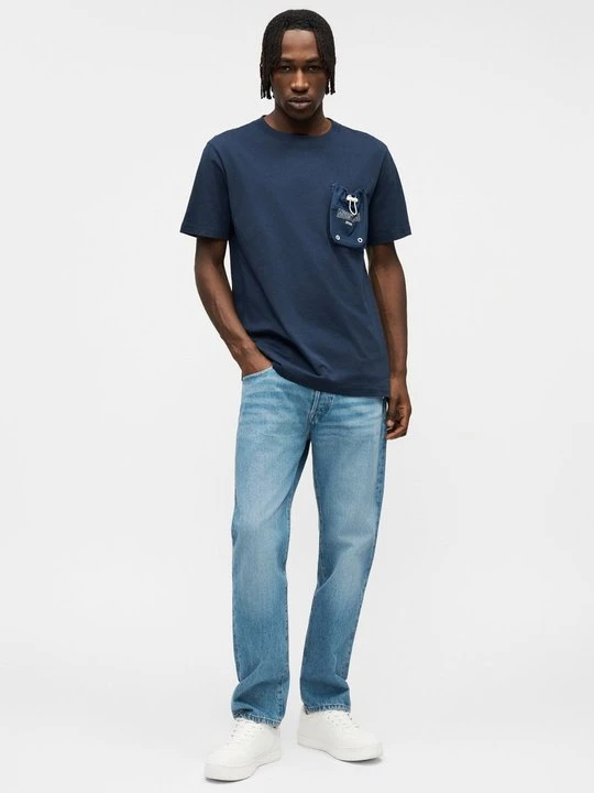 Zdjęcie produktu T-shirt basic MOSCHINO niebieski