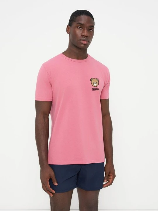 Zdjęcie produktu T-shirt basic MOSCHINO różowy