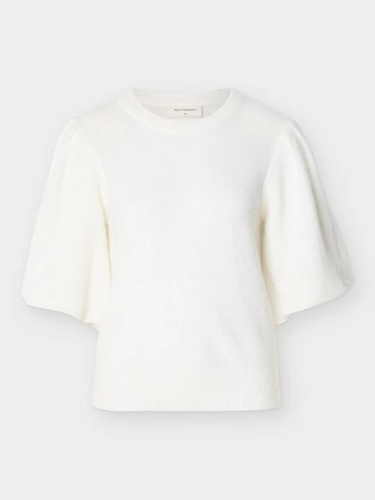 Zdjęcie produktu T-shirt basic MSCH Copenhagen beżowy
