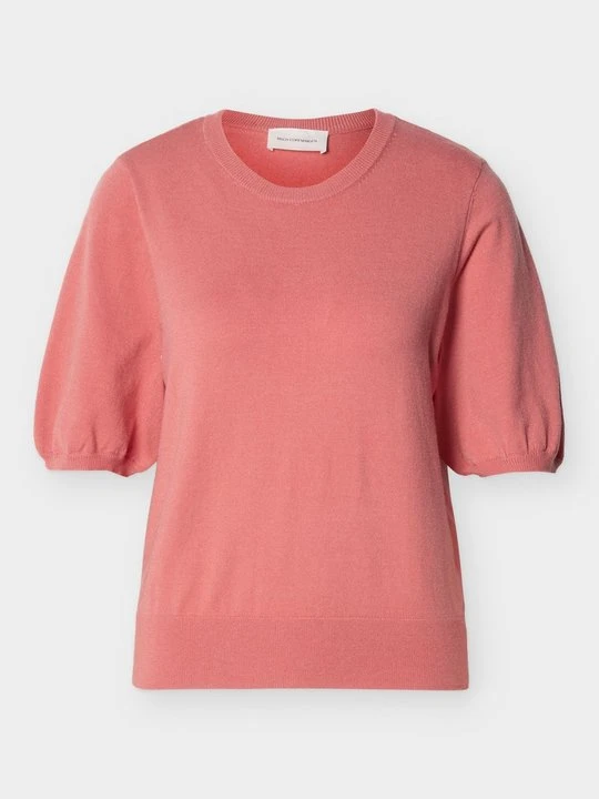 Zdjęcie produktu T-shirt basic MSCH Copenhagen morelowy