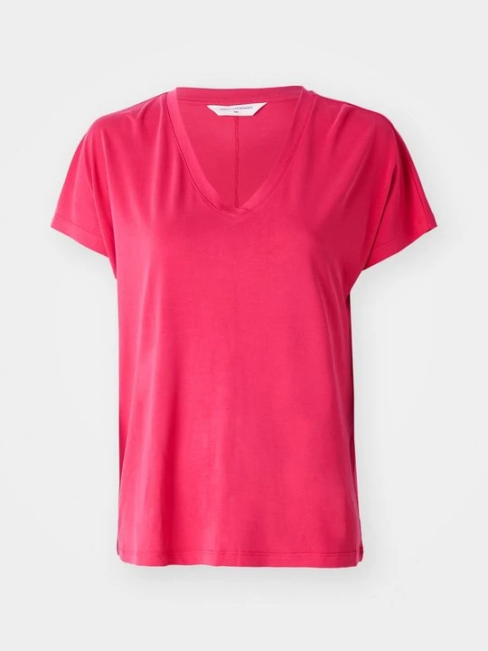 Zdjęcie produktu T-shirt basic MSCH Copenhagen czerwony