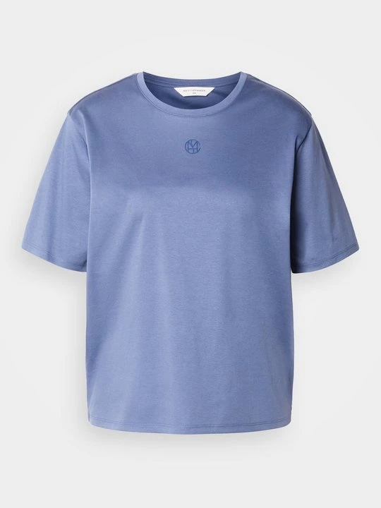 Zdjęcie produktu T-shirt basic MSCH Copenhagen niebieski