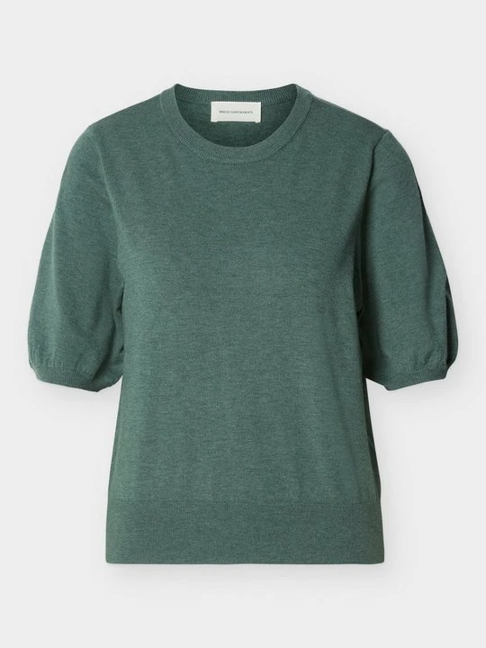 Zdjęcie produktu T-shirt basic MSCH Copenhagen zielony