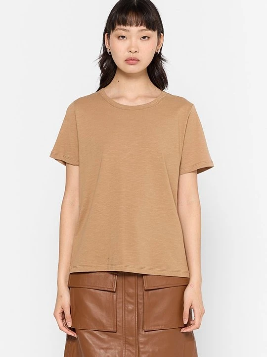 Zdjęcie produktu T-shirt basic MUNTHE wielbłądzi