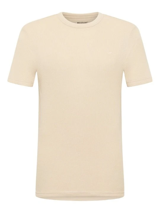 Zdjęcie produktu T-shirt basic Mustang beżowy