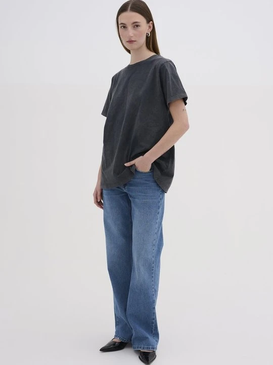 Zdjęcie produktu T-shirt basic My Essential Wardrobe ciemnoszary