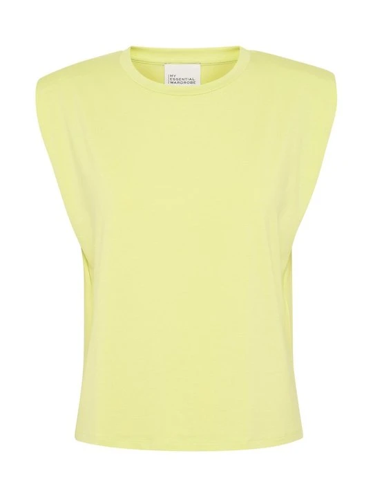 Zdjęcie produktu T-shirt basic My Essential Wardrobe jasnożółty