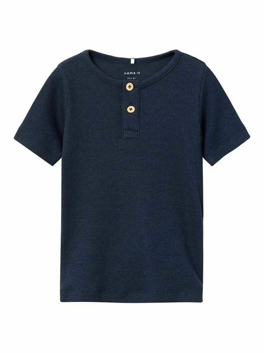 Zdjęcie produktu T-shirt basic NAME IT granatowy melanż