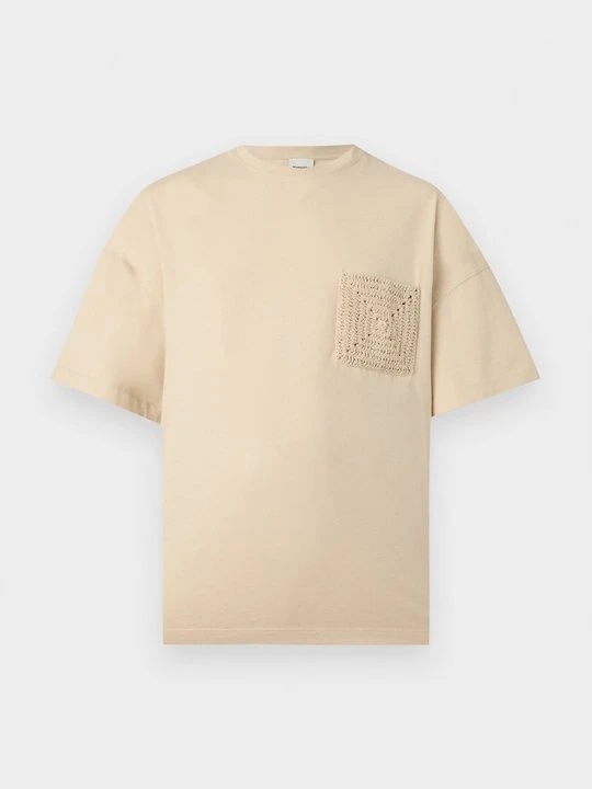 Zdjęcie produktu T-shirt basic Nanushka beżowy