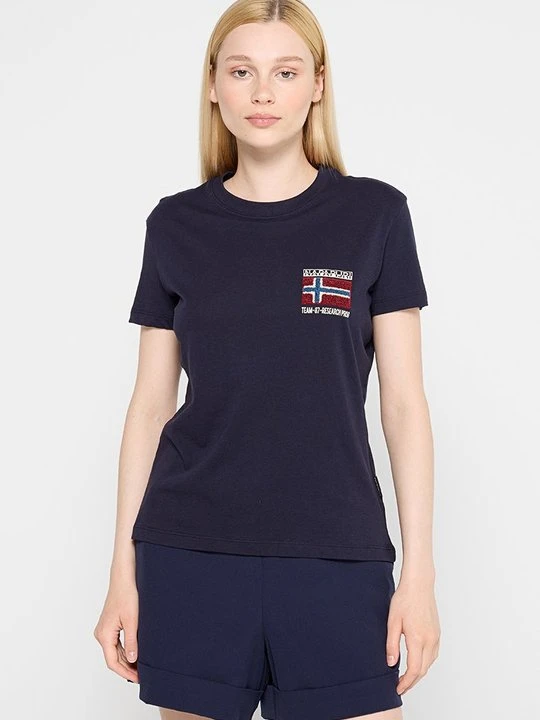 Zdjęcie produktu T-shirt basic Napapijri granatowy