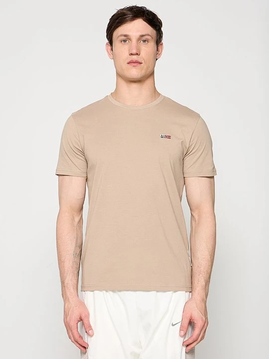 Zdjęcie produktu T-shirt basic Napapijri beżowy