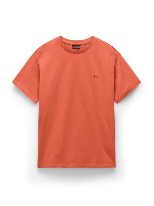 Zdjęcie produktu T-shirt basic Napapijri pomarańczowy