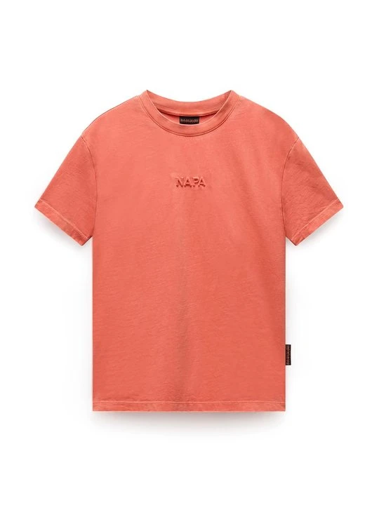 Zdjęcie produktu T-shirt basic Napapijri pomarańczowy