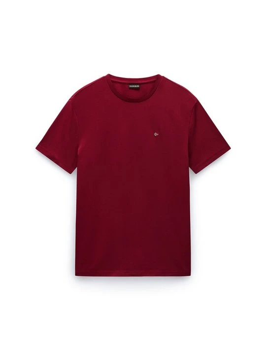 Zdjęcie produktu T-shirt basic Napapijri ciemnoczerwony