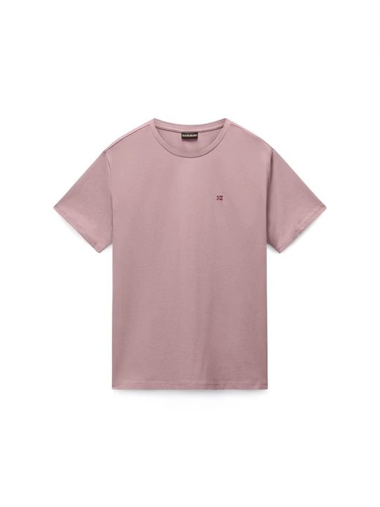 Zdjęcie produktu T-shirt basic Napapijri jasnoróżowy