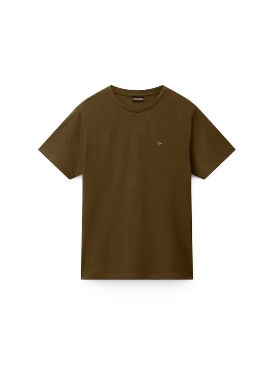 Zdjęcie produktu T-shirt basic Napapijri zielony melanż
