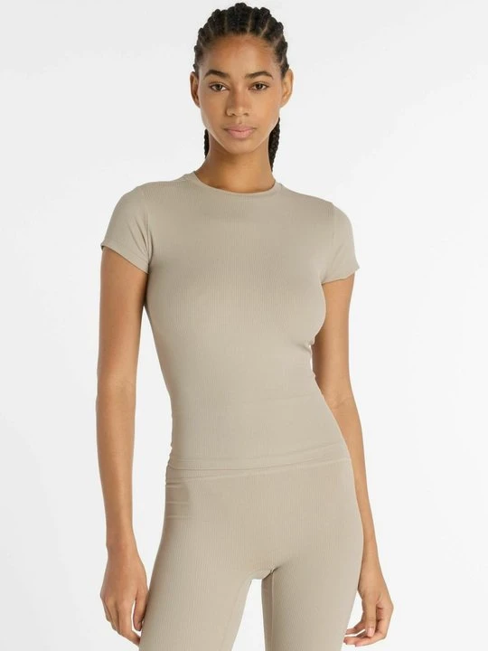 Zdjęcie produktu T-shirt basic New Balance beżowy