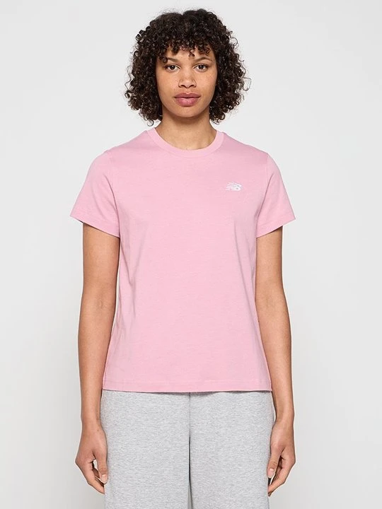 Zdjęcie produktu T-shirt basic New Balance jasnoróżowy