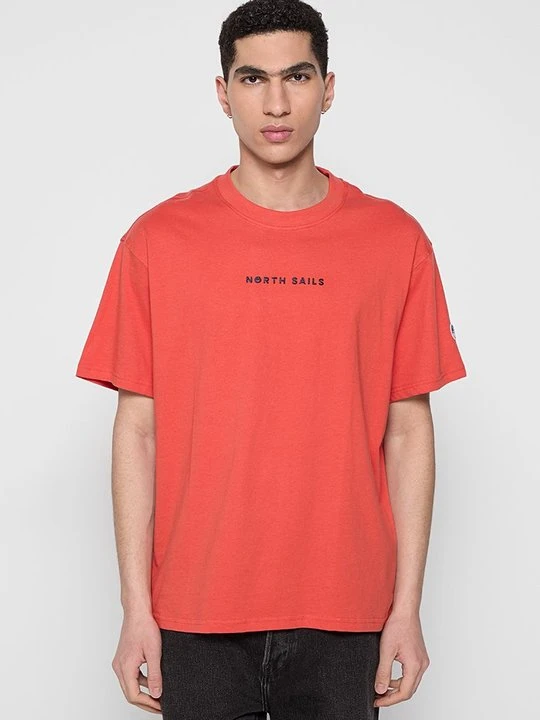 Zdjęcie produktu T-shirt basic North Sails jasnoczerwony