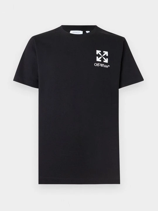 Zdjęcie produktu T-shirt basic Off White czarny