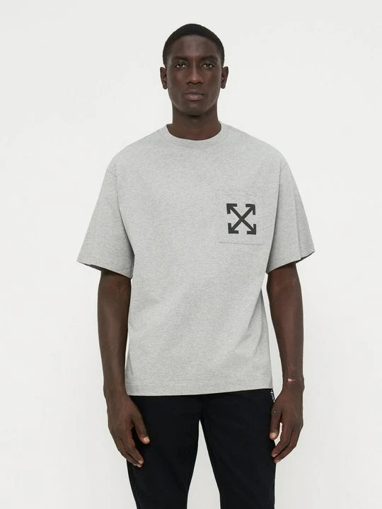 Zdjęcie produktu T-shirt basic Off White szary