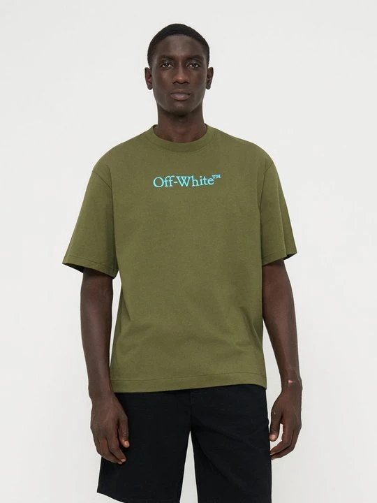Zdjęcie produktu T-shirt basic Off White zielony