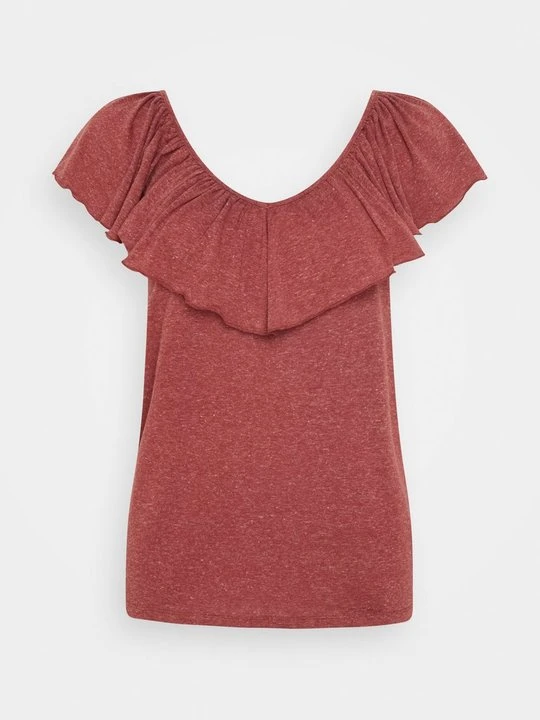 Zdjęcie produktu T-shirt basic Only ciemnoczerwony