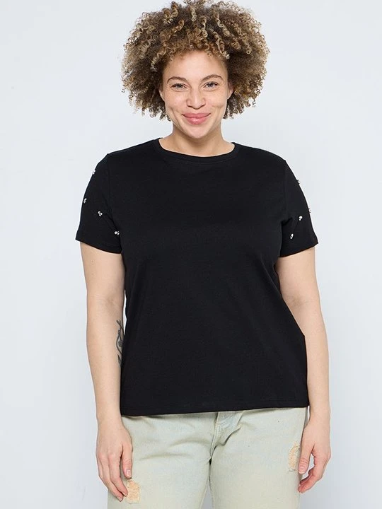 Zdjęcie produktu T-shirt basic ONLY Carmakoma czarny