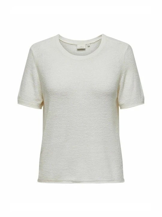 Zdjęcie produktu T-shirt basic ONLY Carmakoma mleczny